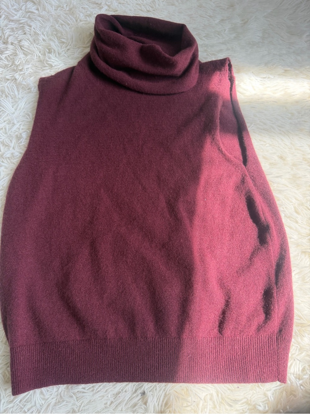 Aritzia Bare Cashmere Sleeveless Sweater - Picture 3 of 7